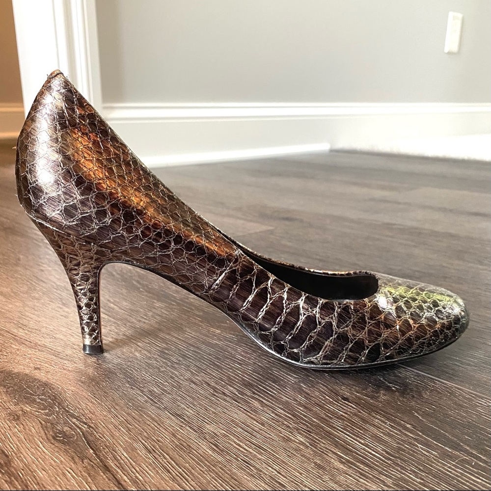 Cole Han NikeAir NEW Bronze Pumps